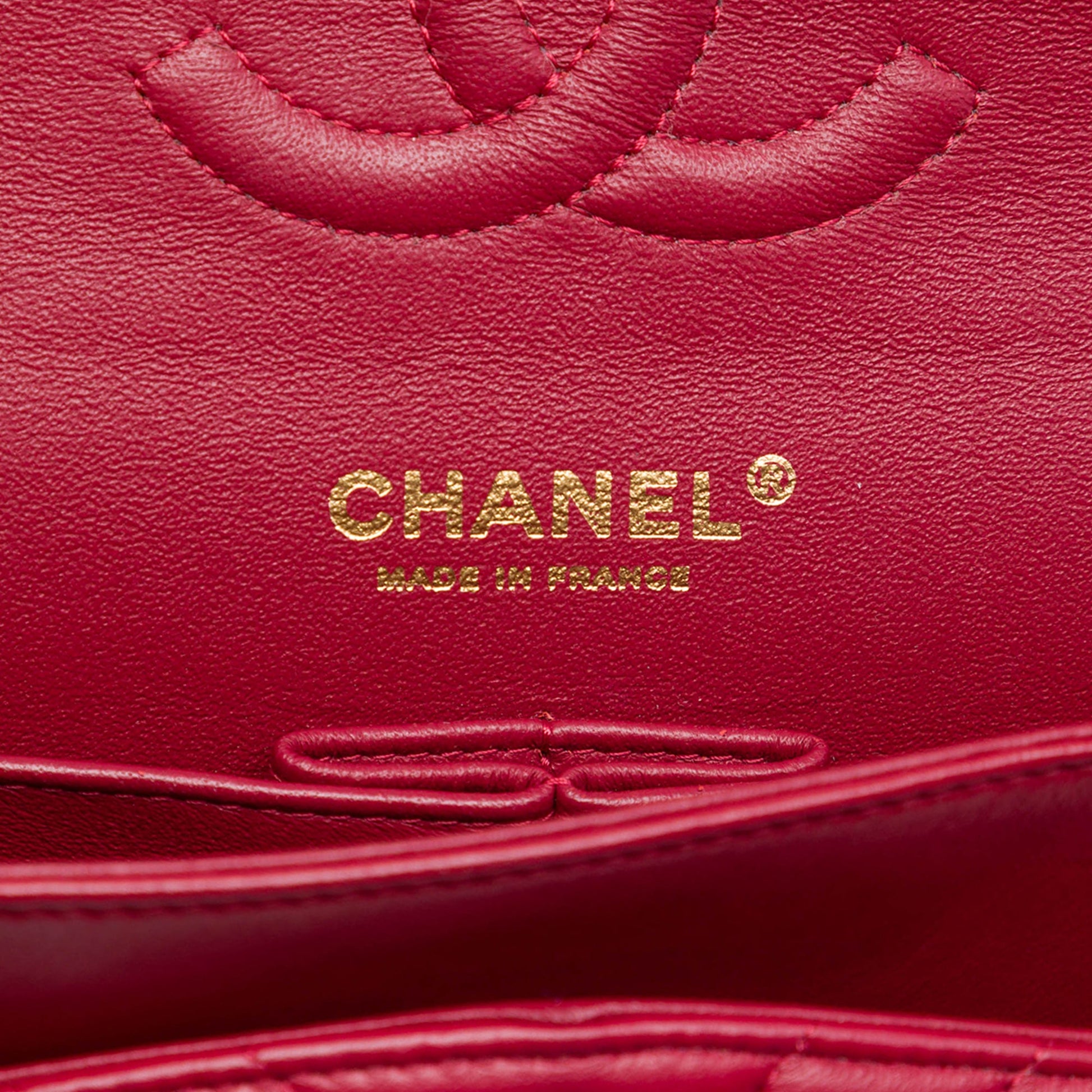 Chanel Medium Classic Chevron Lambskin Double Flap