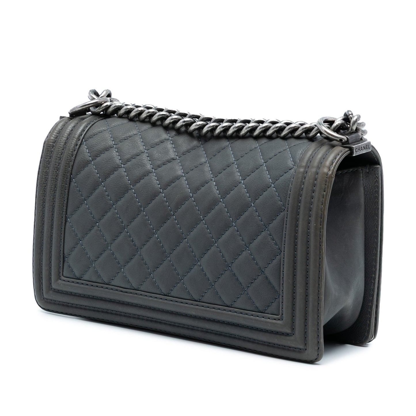 Chanel Paris Dallas Old Medium Quilted Calfskin Cowboy Boy Flap