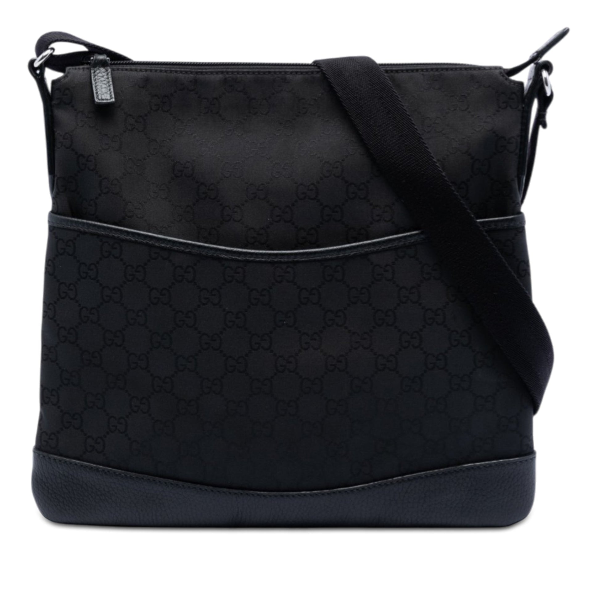 Gucci GG Nylon Flat Messenger Bag