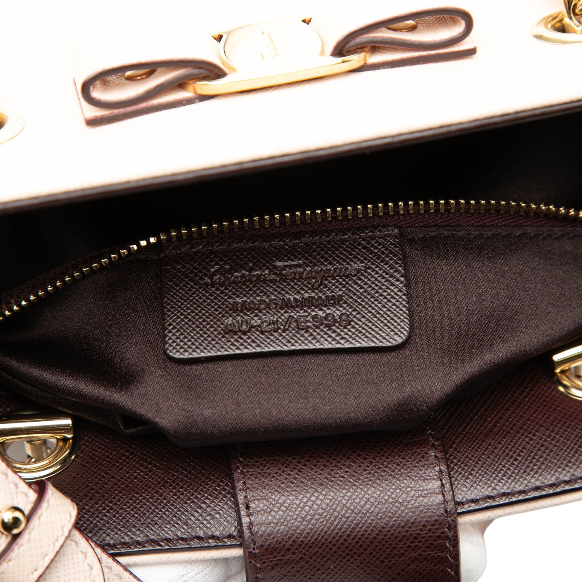 Ombre Leather Vara Bow Satchel