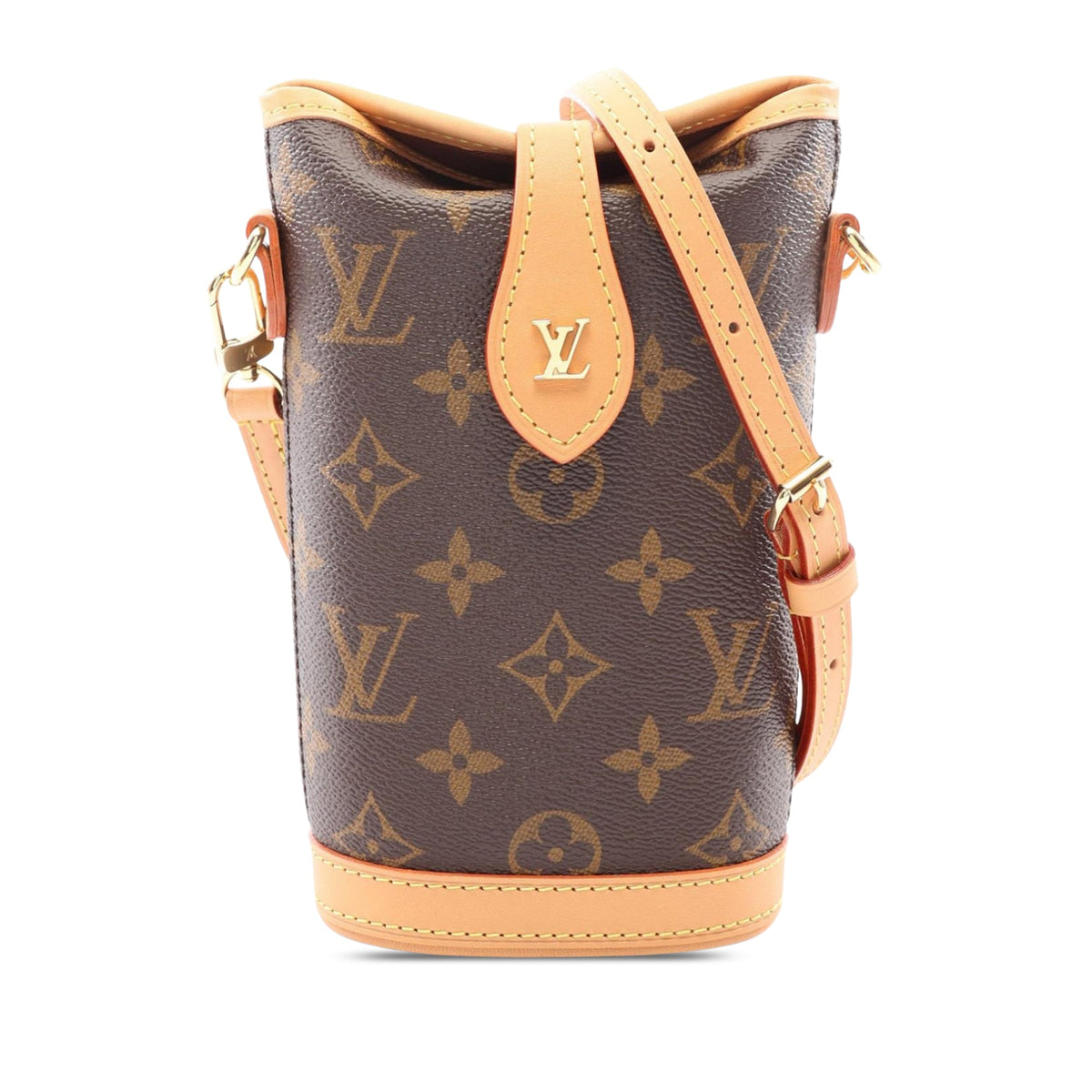 Louis Vuitton Monogram Fold Me Pouch — Brown