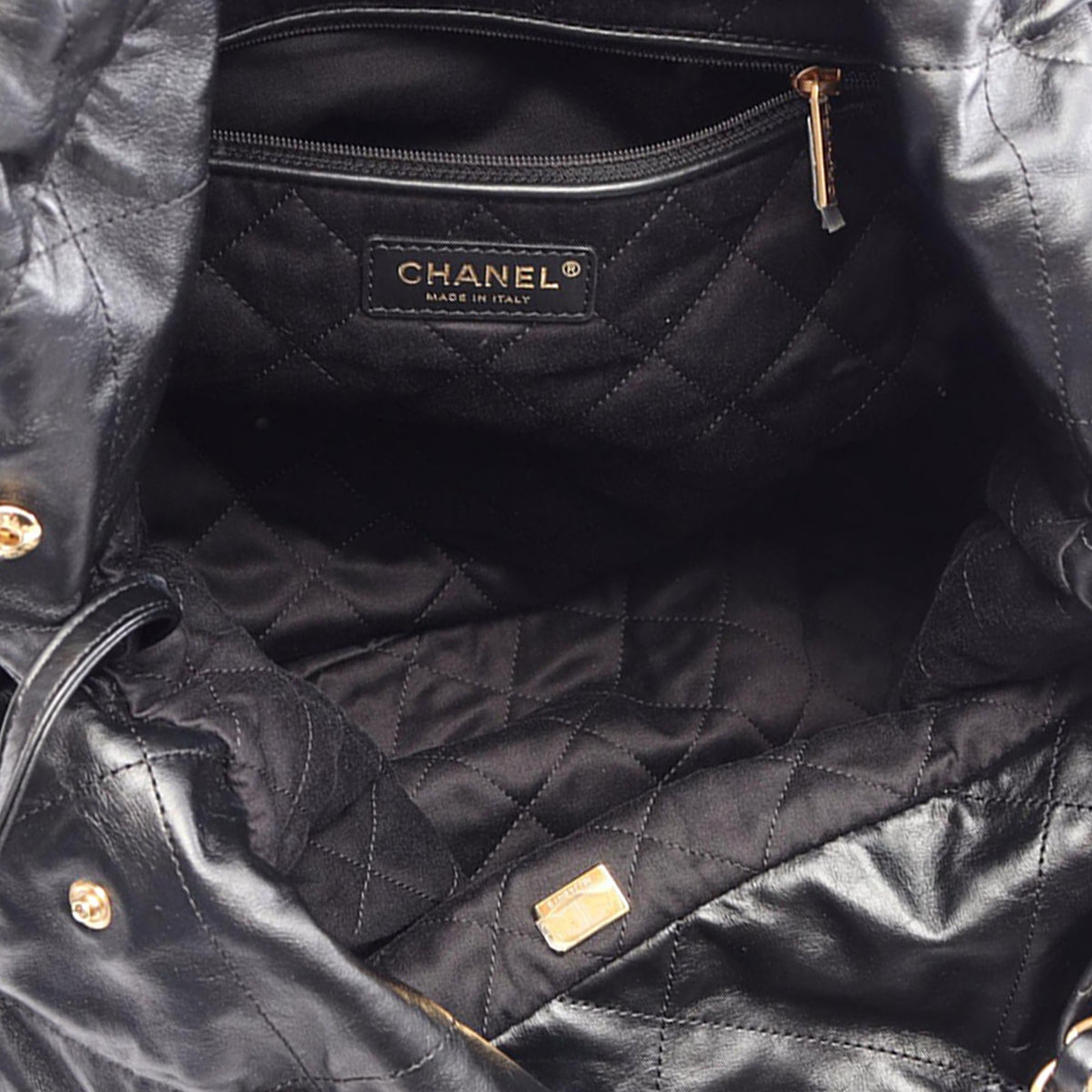 Chanel Large Shiny Calfskin 22 Hobo