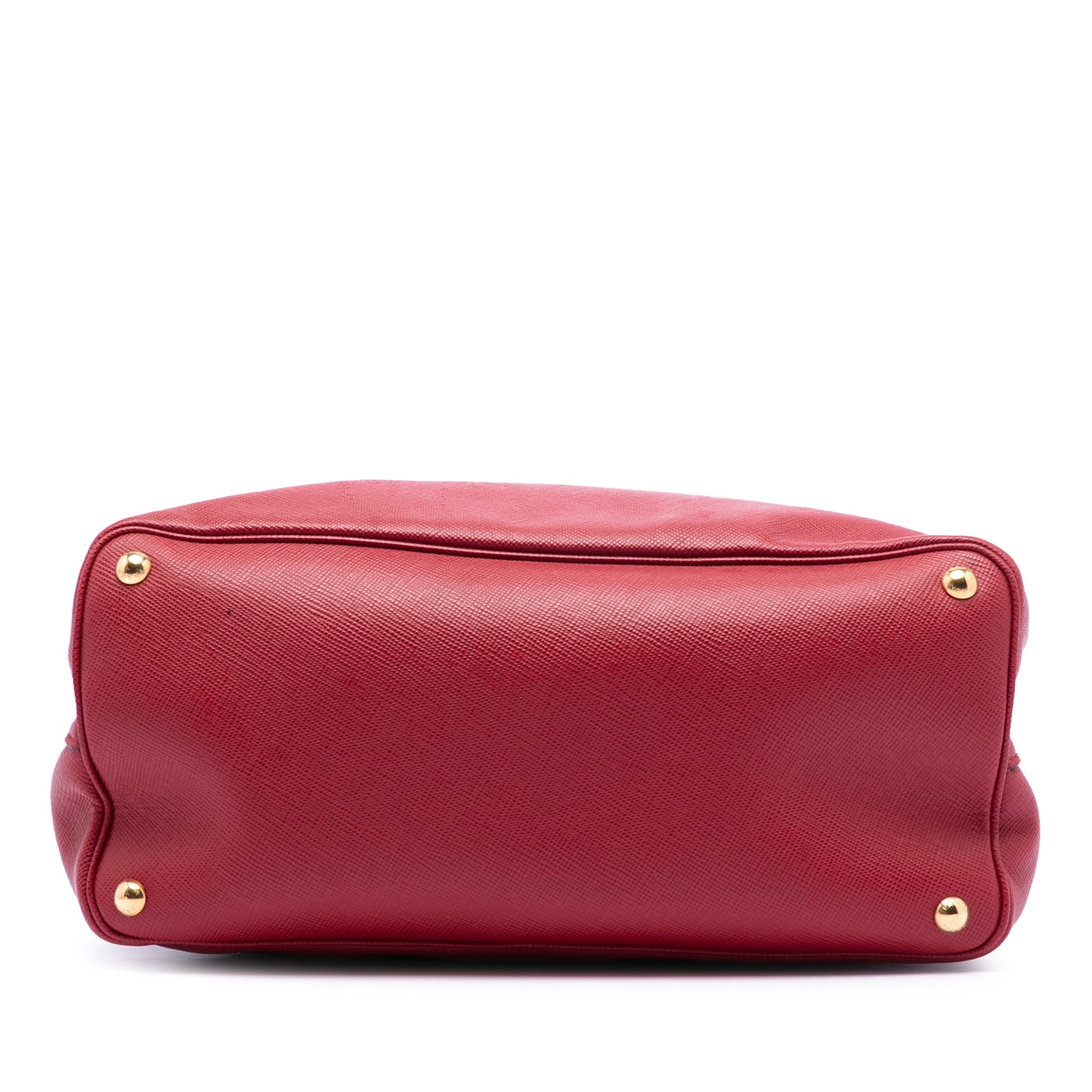 Prada Large Saffiano Cuir Double Satchel