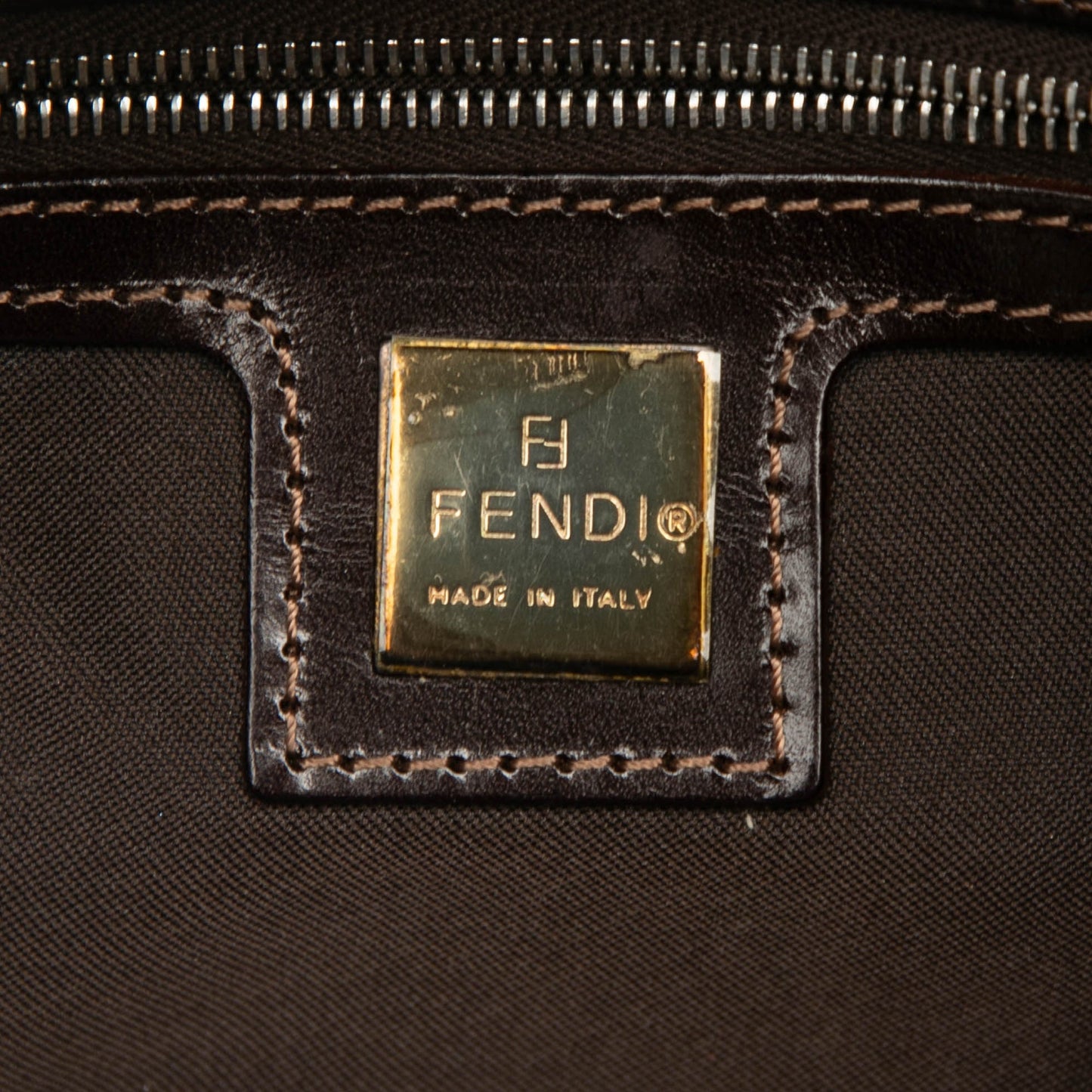 Fendi Zucca Canvas Baguette