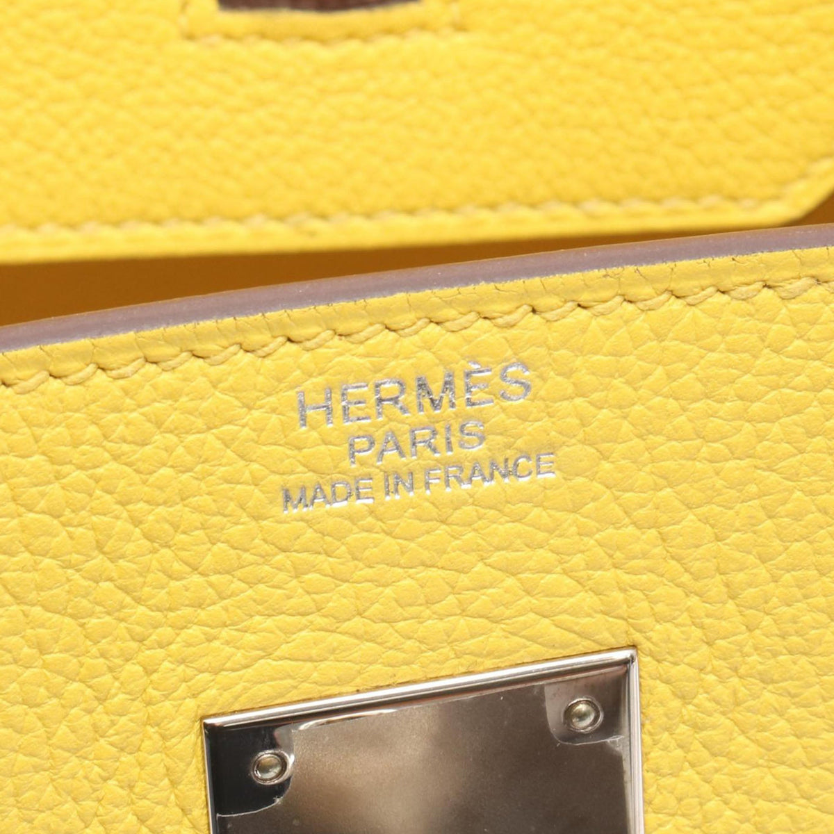 Hermès Novillo Birkin 30 — Yellow