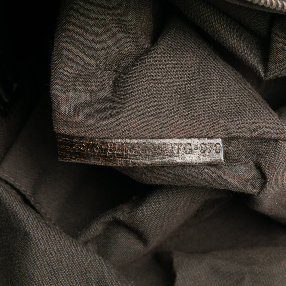 Fendi Zucca Canvas Borsa B Hobo — Brown