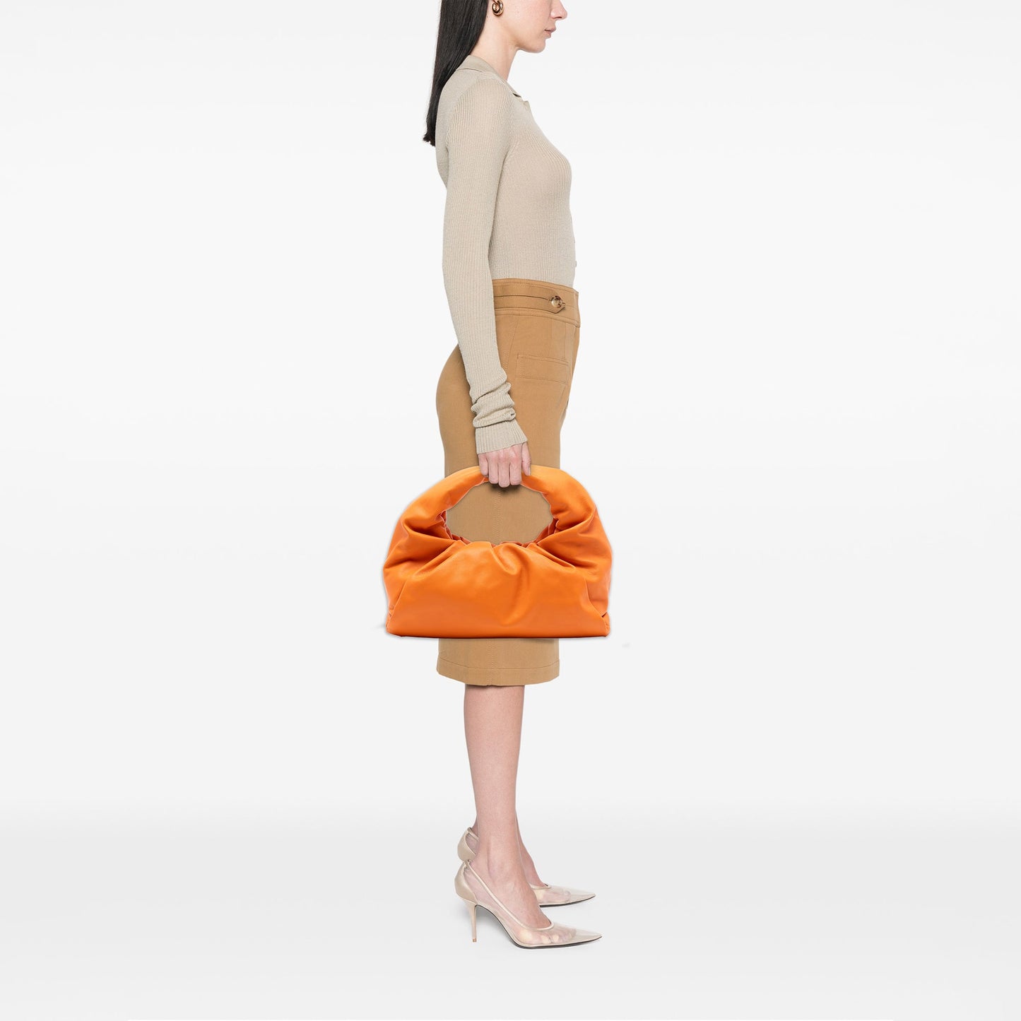Bottega Veneta Lambskin The Shoulder Pouch