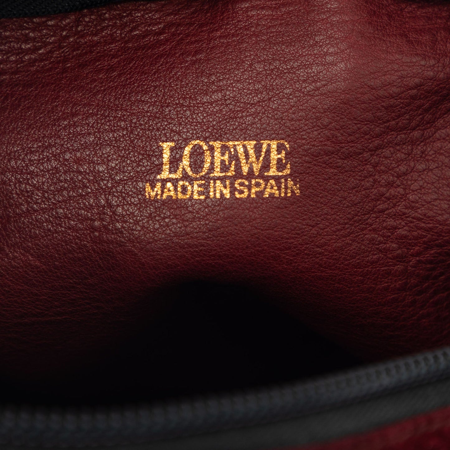 LOEWE Suede Anagram Boston Bag