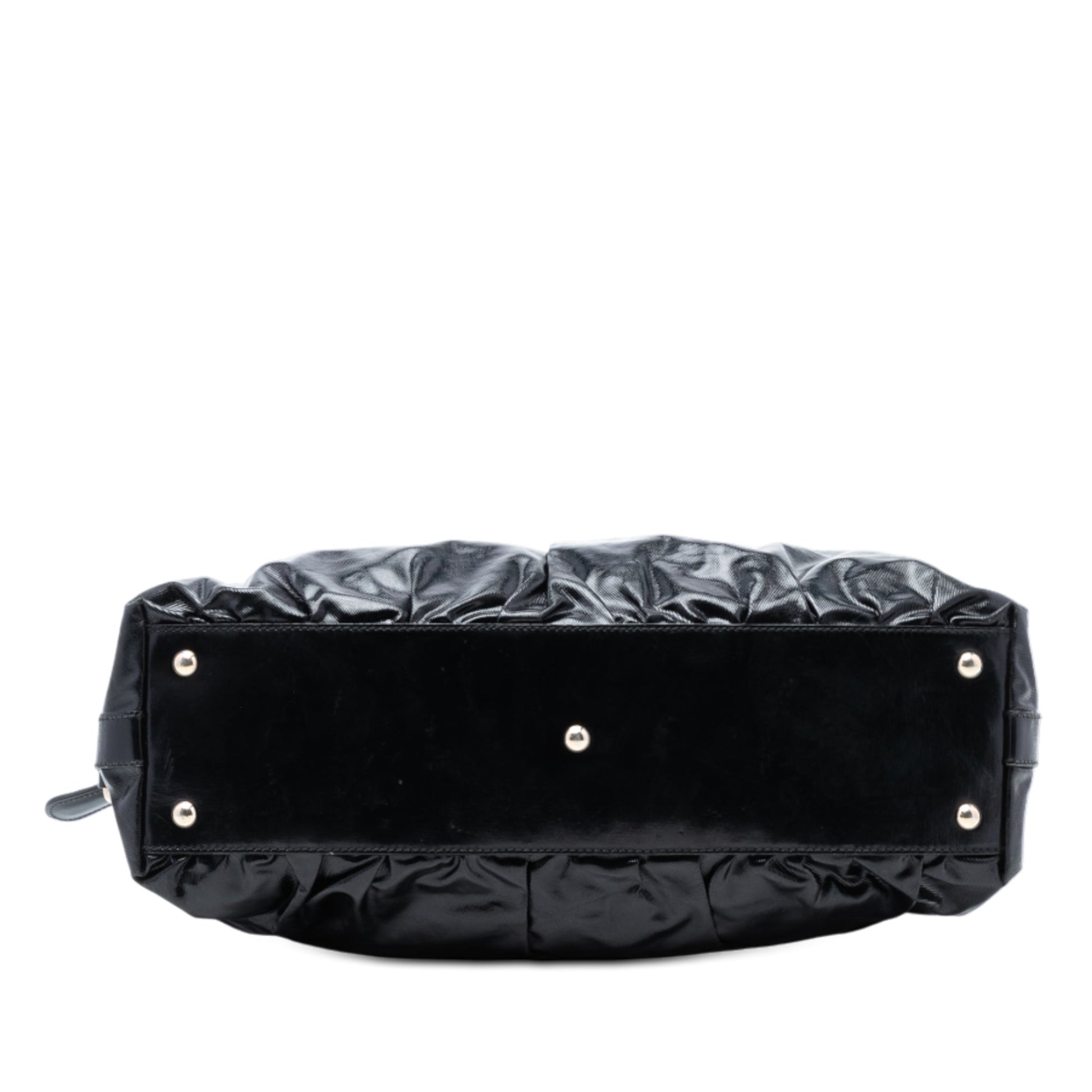 Gucci Coated Canvas Bamboo Dialux Pop Satchel