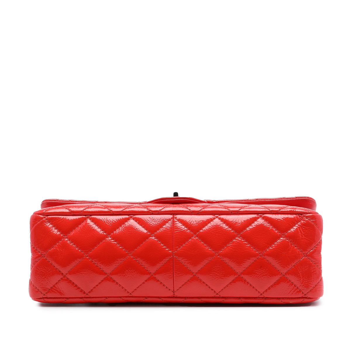 Chanel Quilted Crinkled Patent Reissue 2.55 Double Flap 227