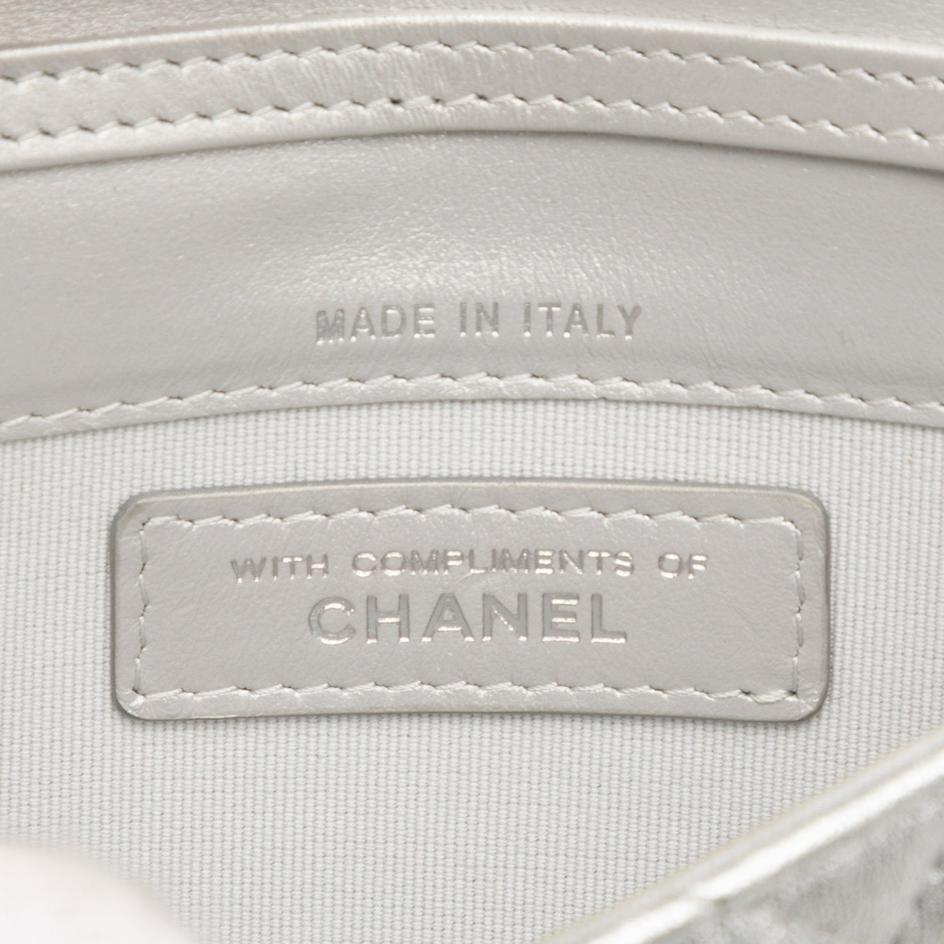 Chanel Metallic Lambskin Crystal Star Chain Belt Bag