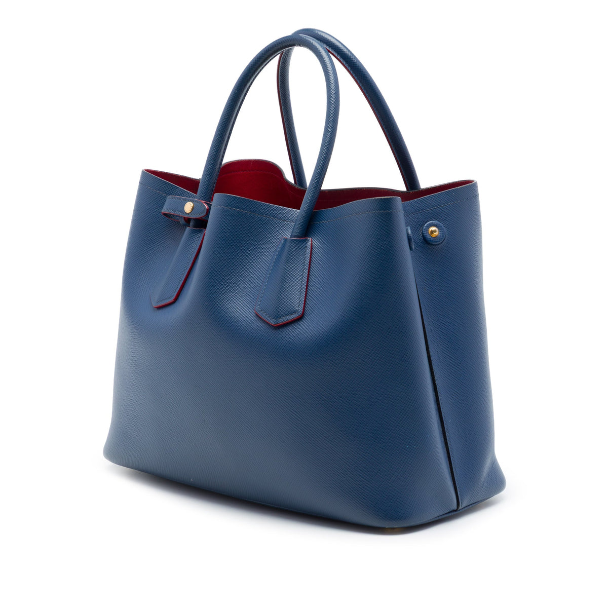Prada Medium Saffiano Cuir Double Handle Satchel