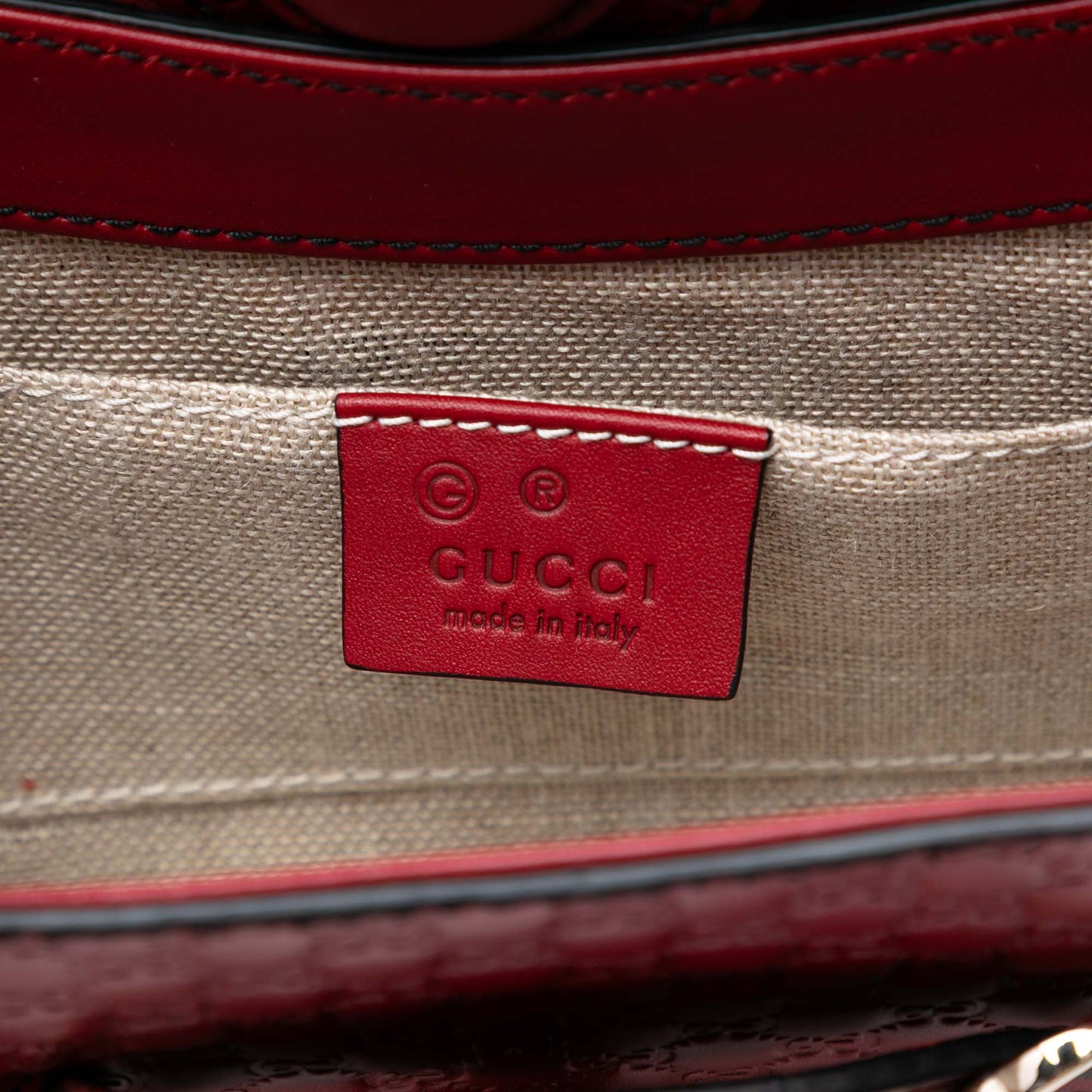 Mini Microguccissima Emily Crossbody