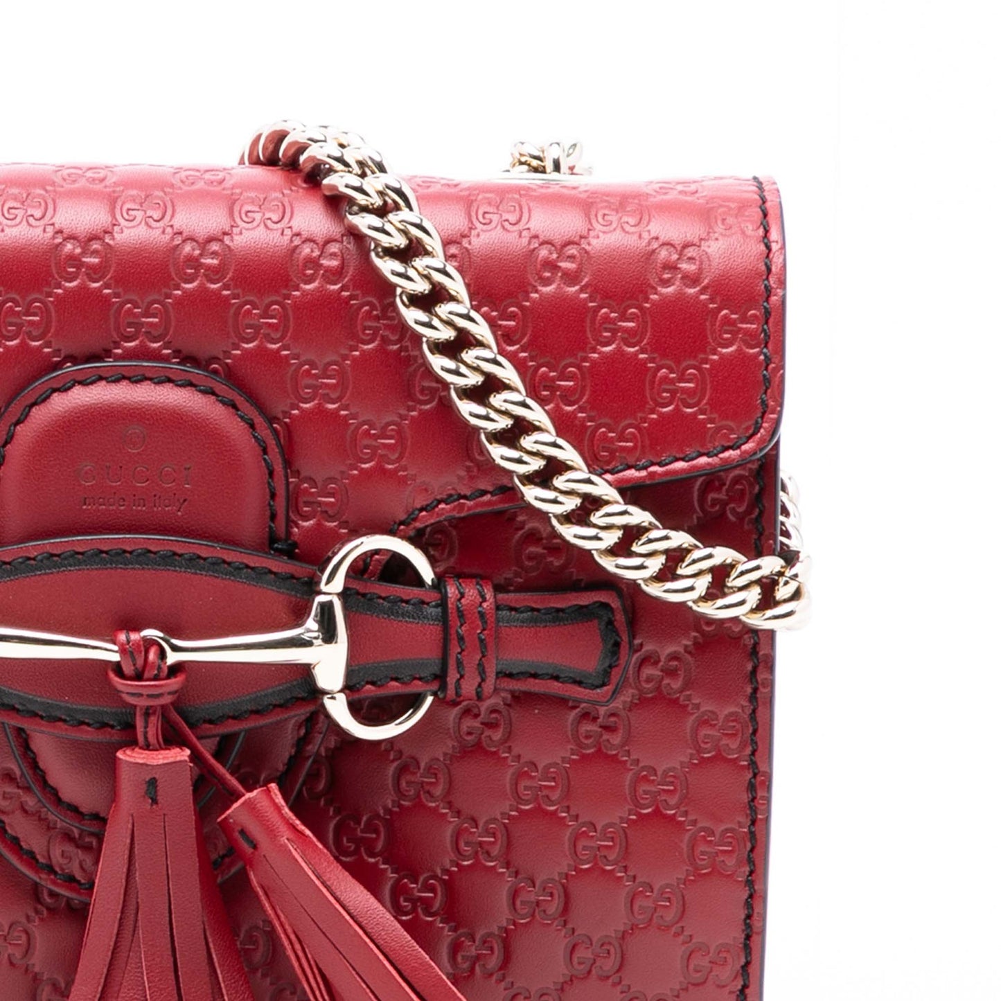 Mini Microguccissima Emily Crossbody