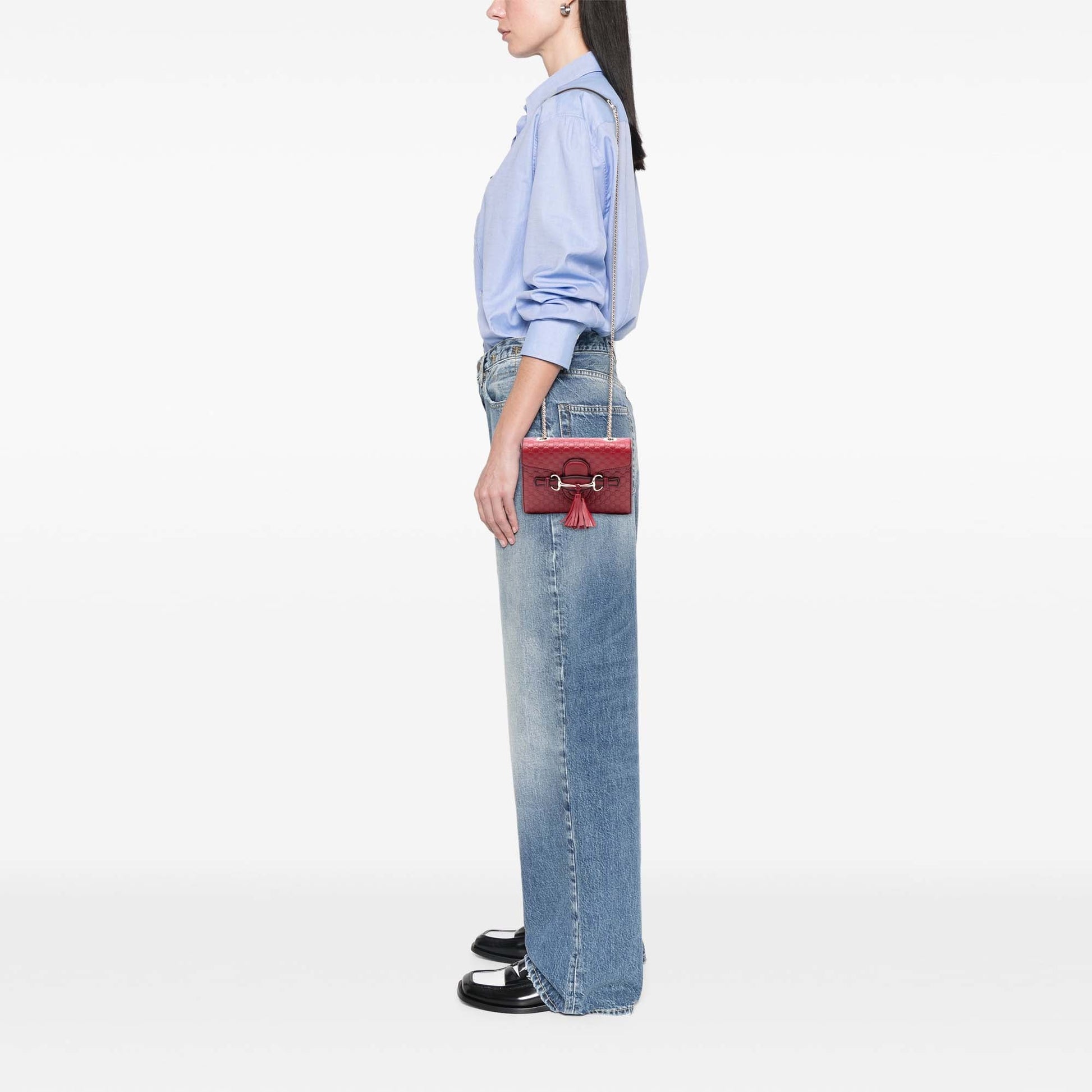 Mini Microguccissima Emily Crossbody
