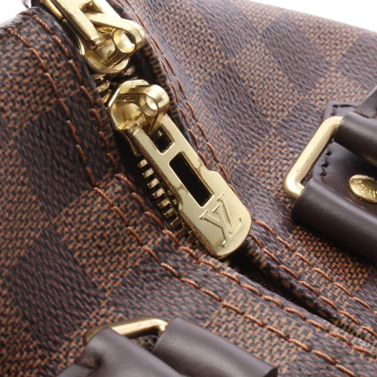 Louis Vuitton Damier Ebene Speedy Bandouliere 25 — Brown