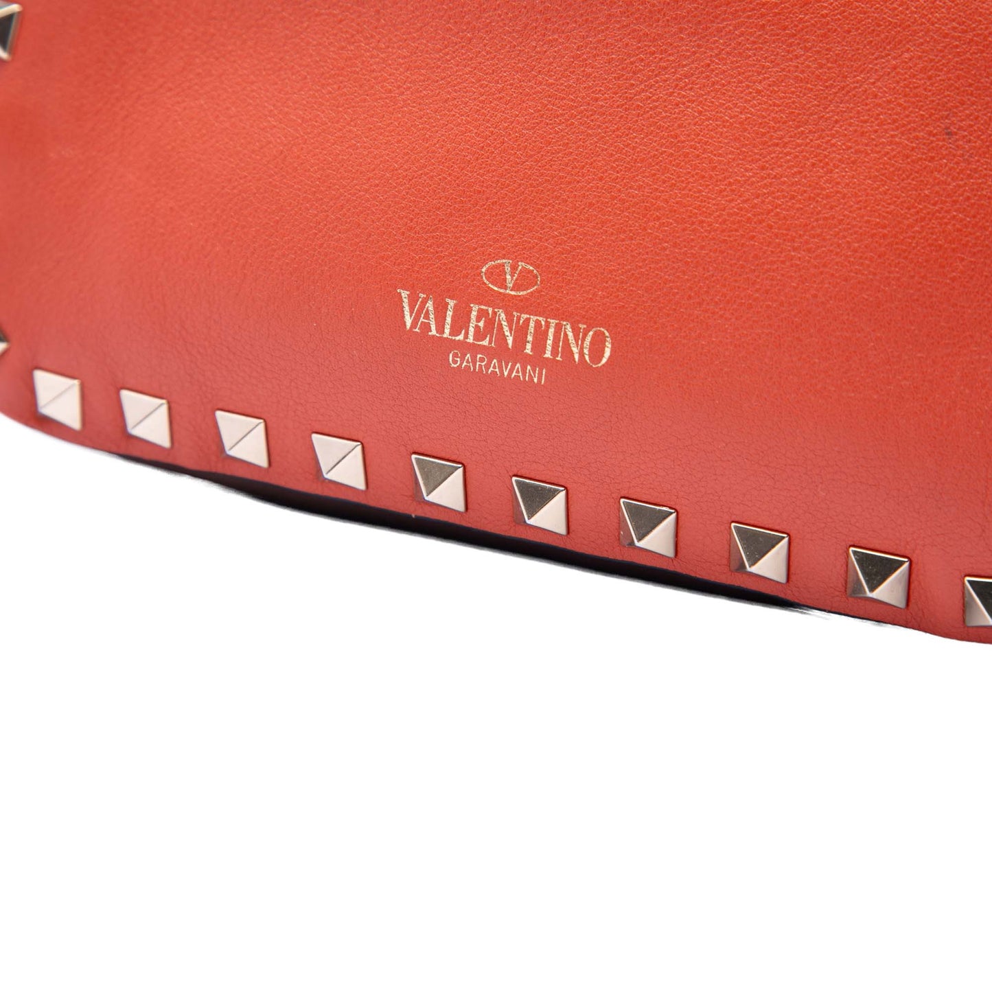 Valentino Tricolor Leather Rockstud Flip Lock Flap