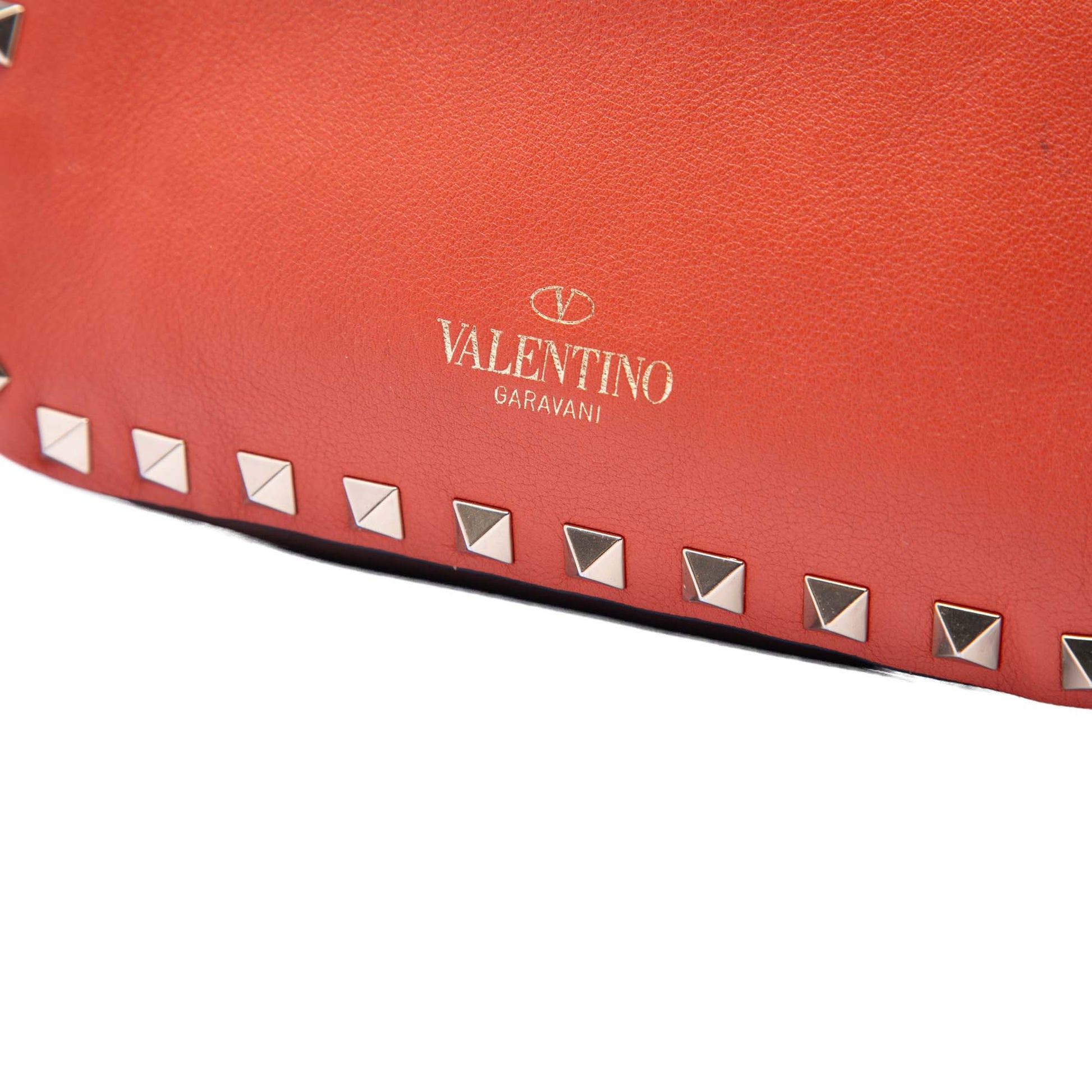 Valentino Tricolor Leather Rockstud Flip Lock Flap
