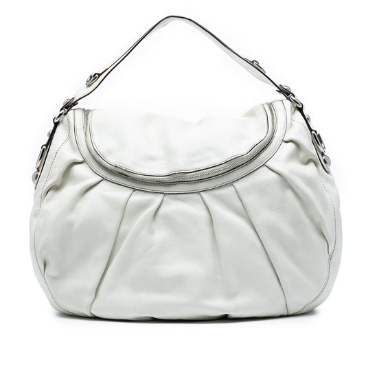 Gucci Medium Pebbled Calfskin Icon Bit Satchel