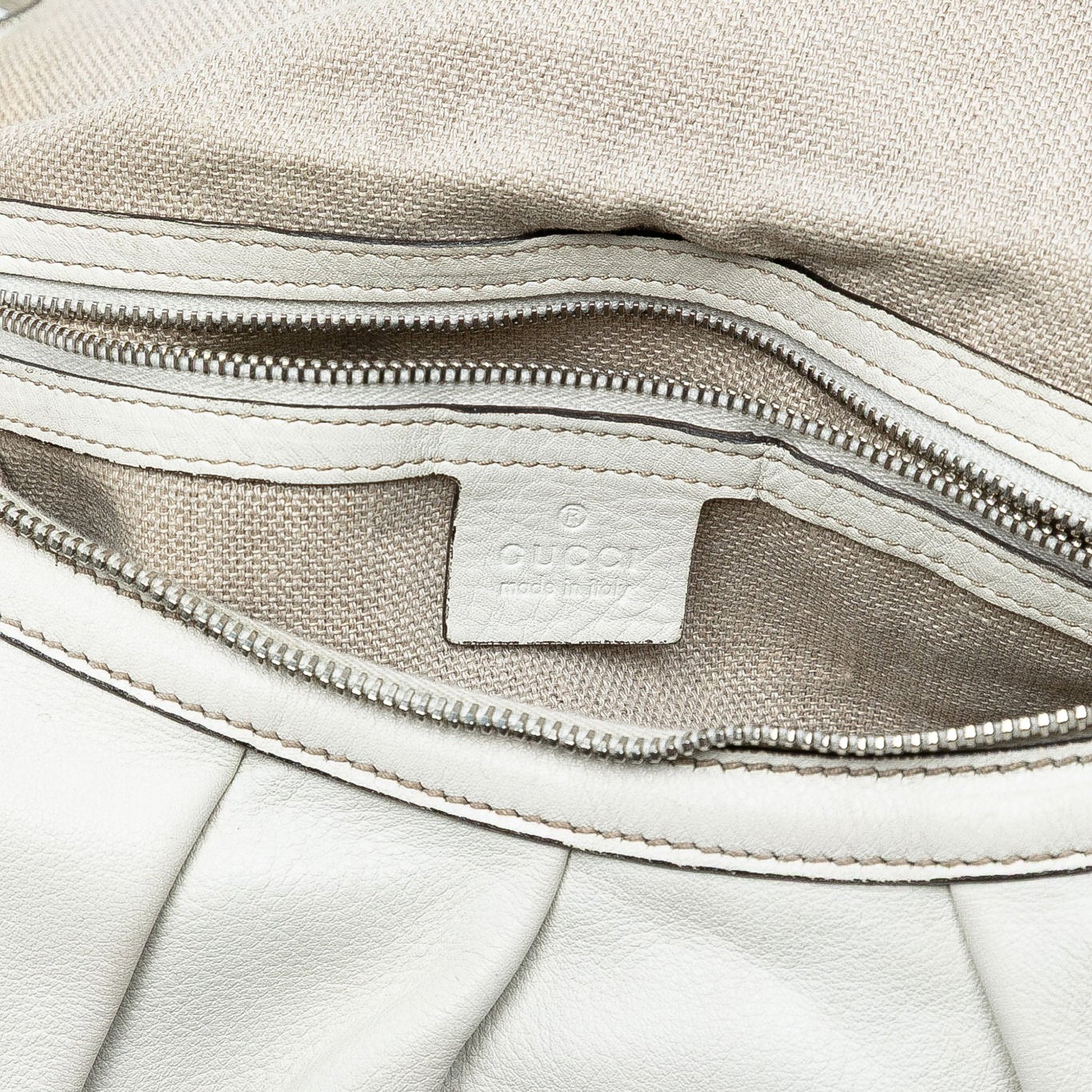 Gucci Medium Pebbled Calfskin Icon Bit Satchel