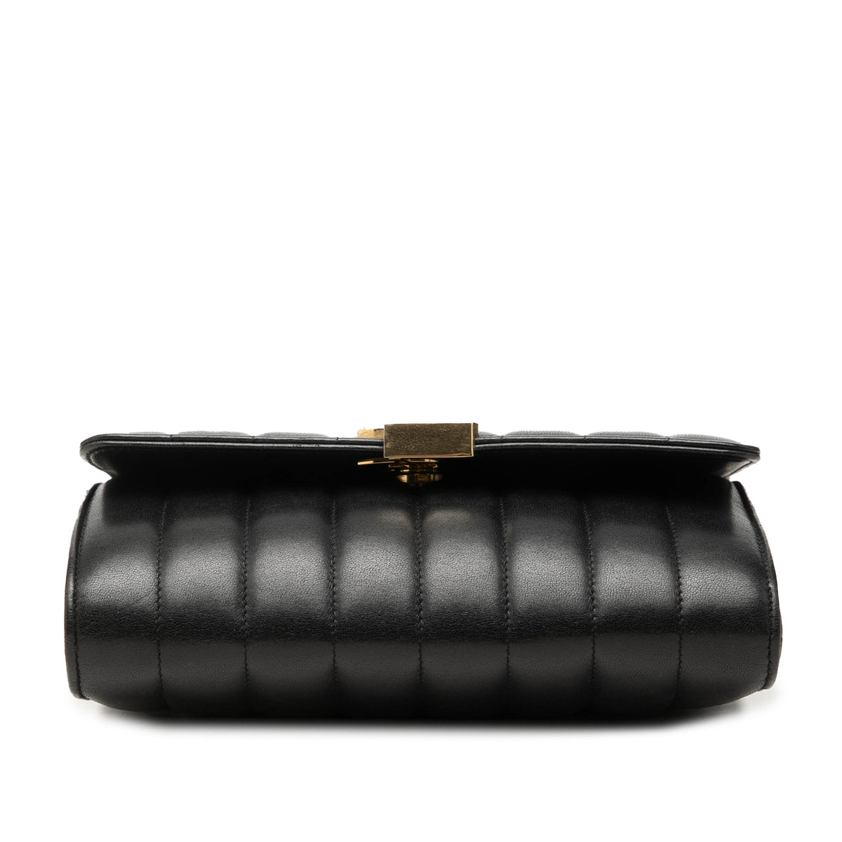 Saint Laurent Matelasse Lambskin Monogram Vicky Chain Wallet