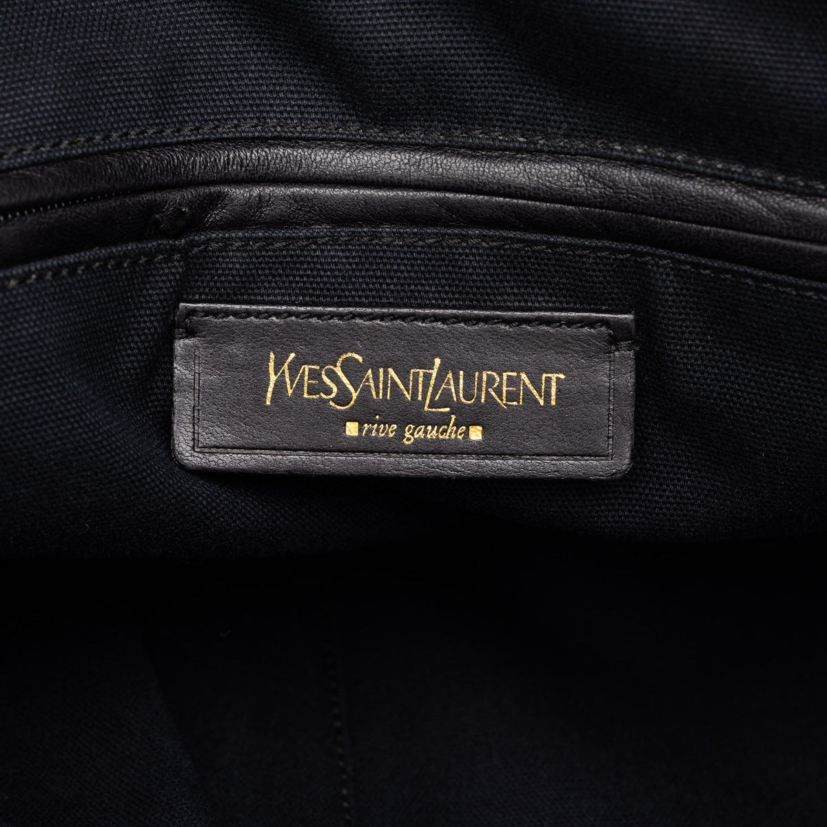 Saint Laurent Large Canvas Muse Handbag — Blue