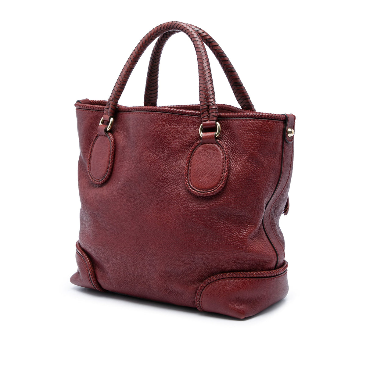 Gucci Calfskin Marrakech Tote — Red