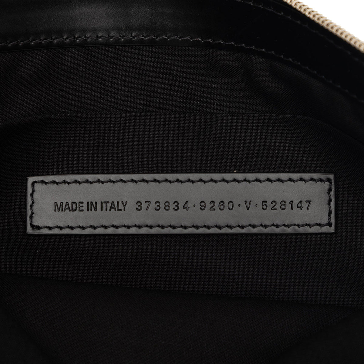 Balenciaga Canvas Navy Clip Clutch M
