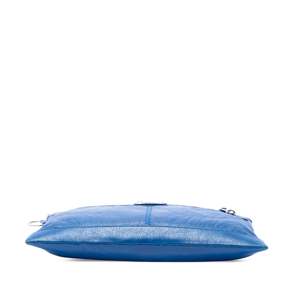 Balenciaga Lambskin Motocross Classic Clip Clutch M — Blue