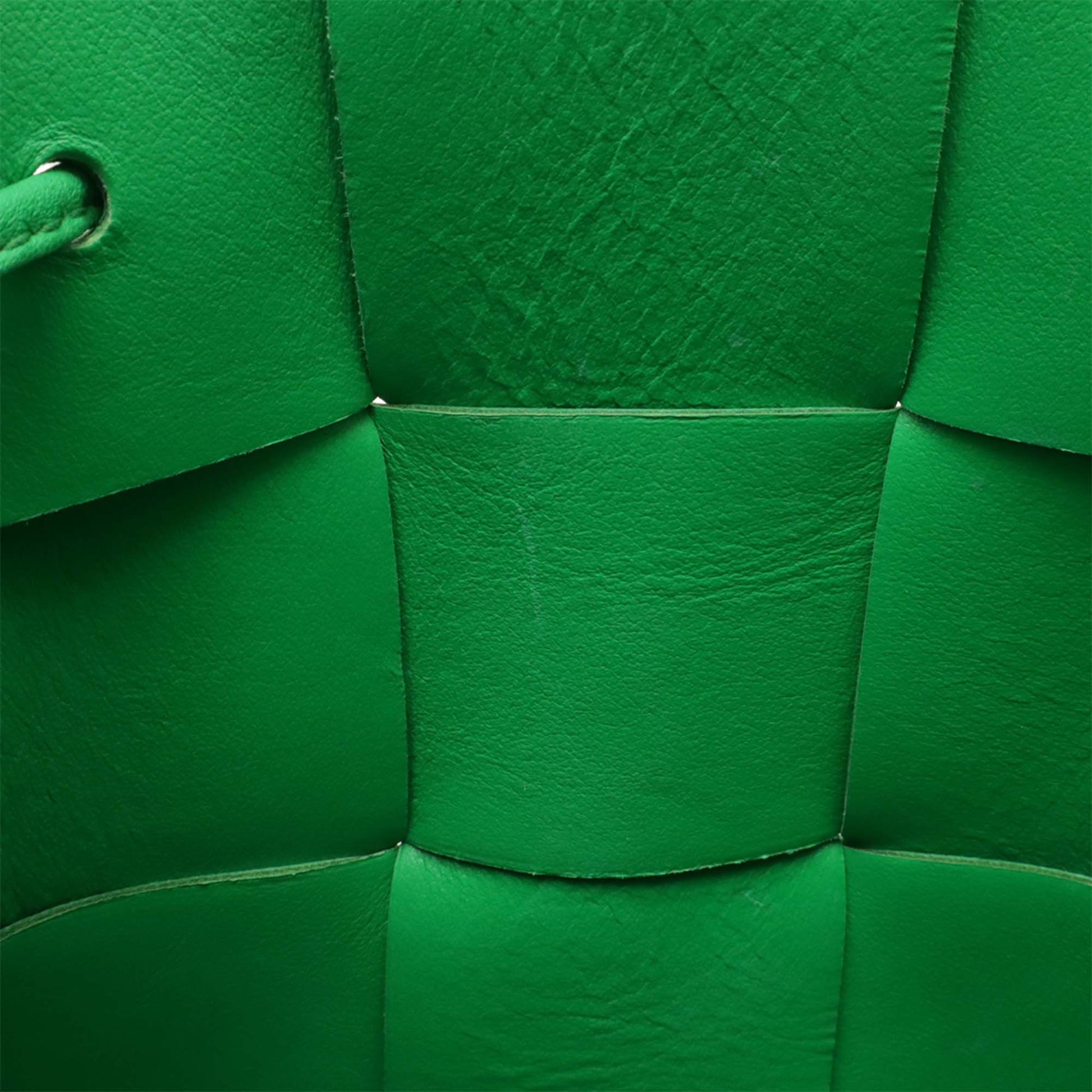 Bottega Veneta Small Nappa Maxi Intrecciato Cassette Bucket Bag