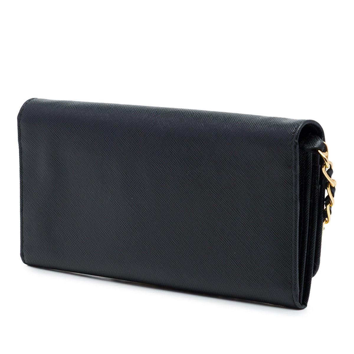 Prada Saffiano Lux Wallet On Chain