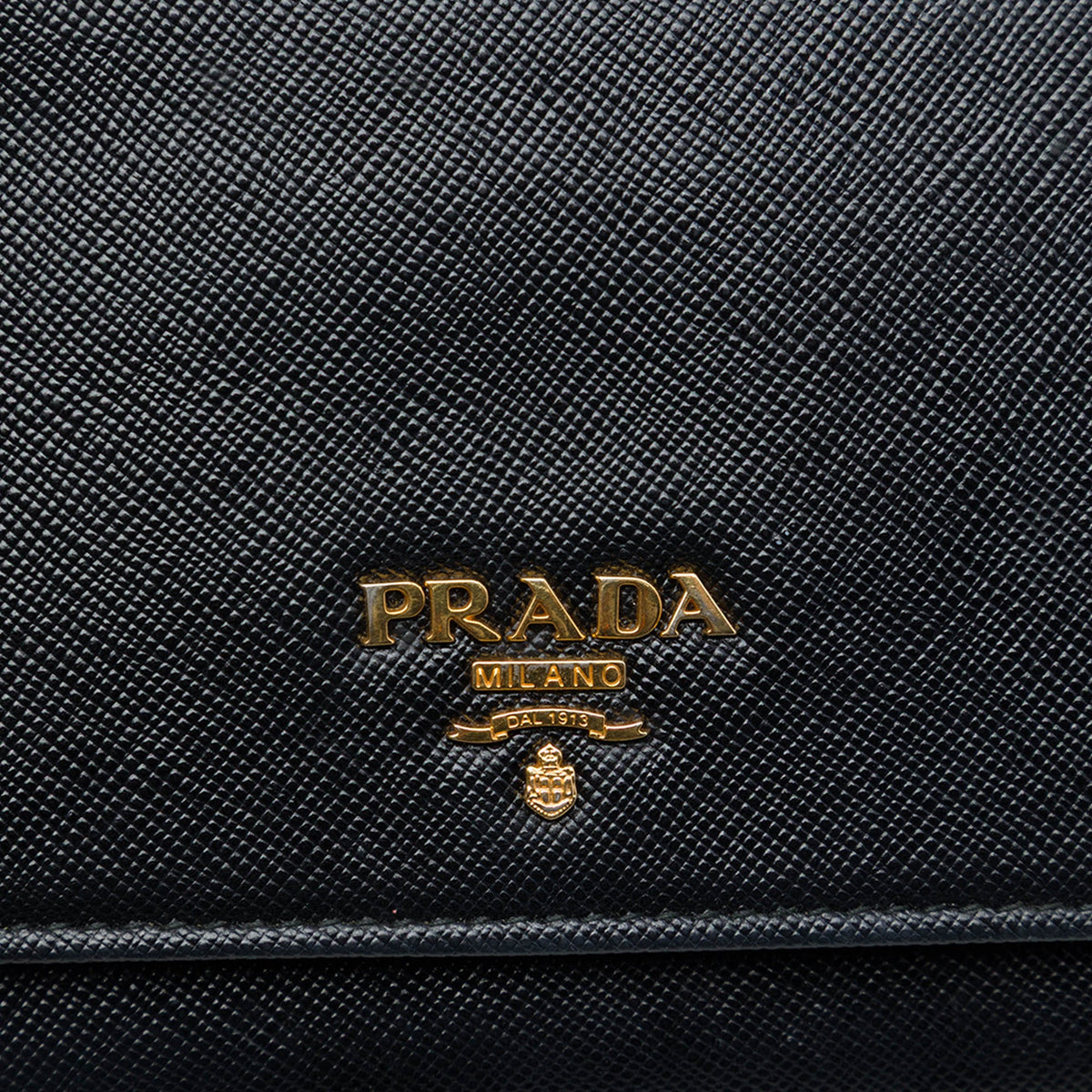 Prada Saffiano Lux Wallet On Chain