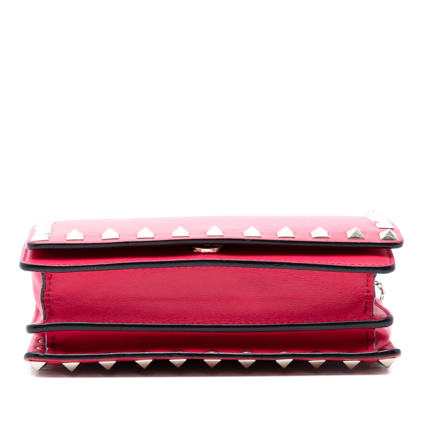 Valentino Leather Rockstud Chain Pouch