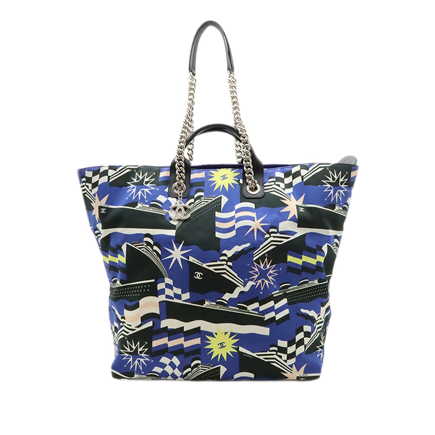Chanel Large Canvas La Pausa Bay Shopping Tote
