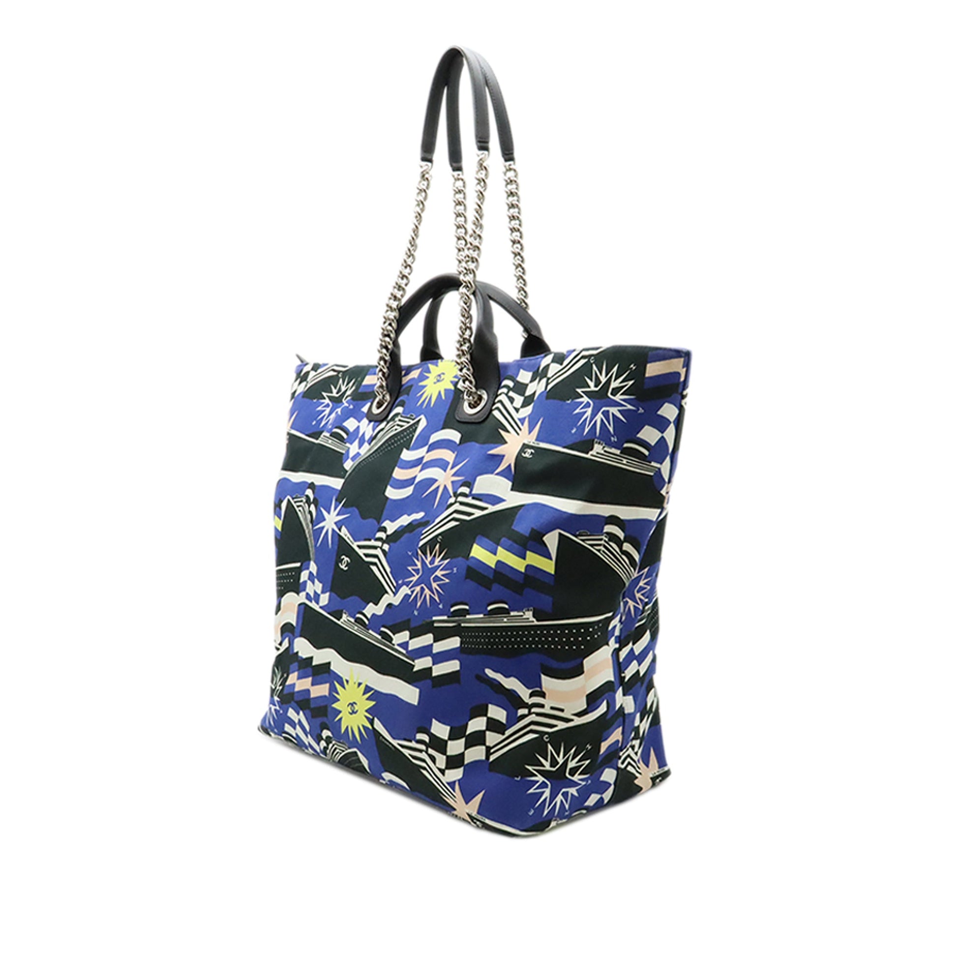 Chanel Large Canvas La Pausa Bay Shopping Tote