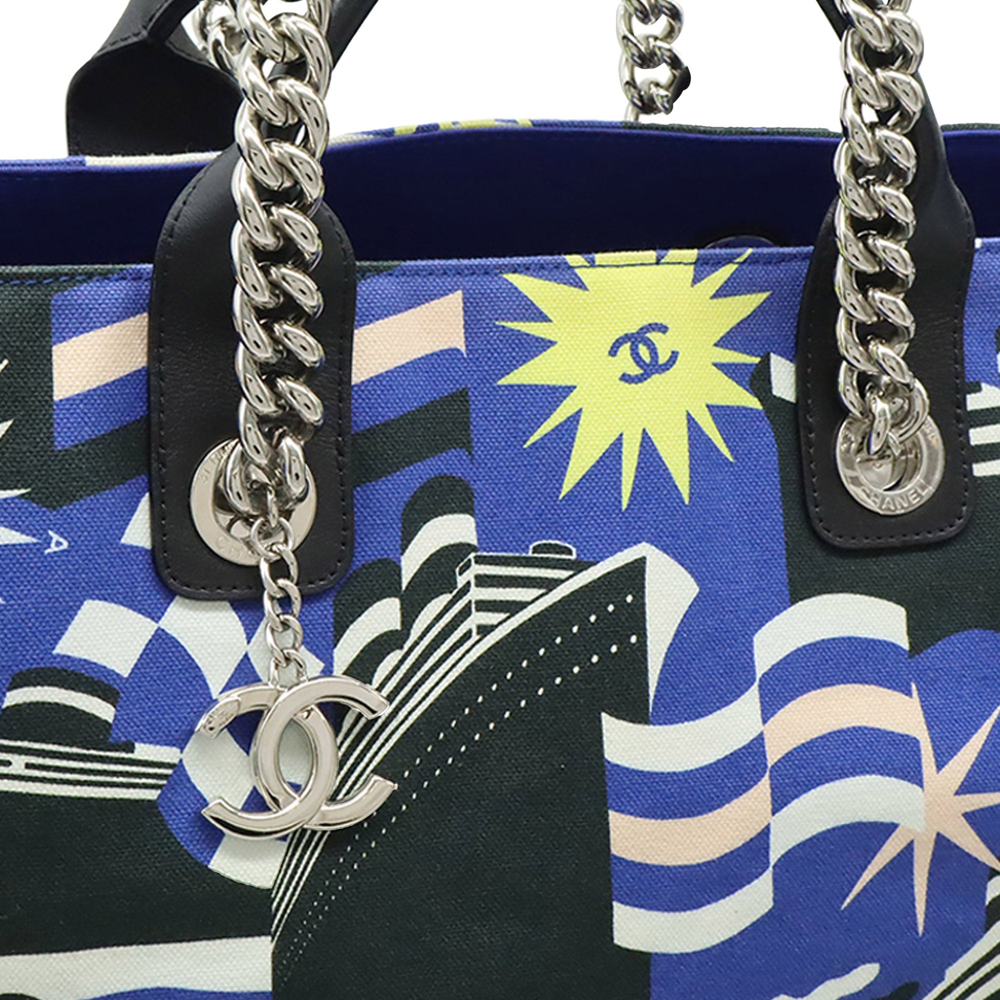 Chanel Large Canvas La Pausa Bay Shopping Tote