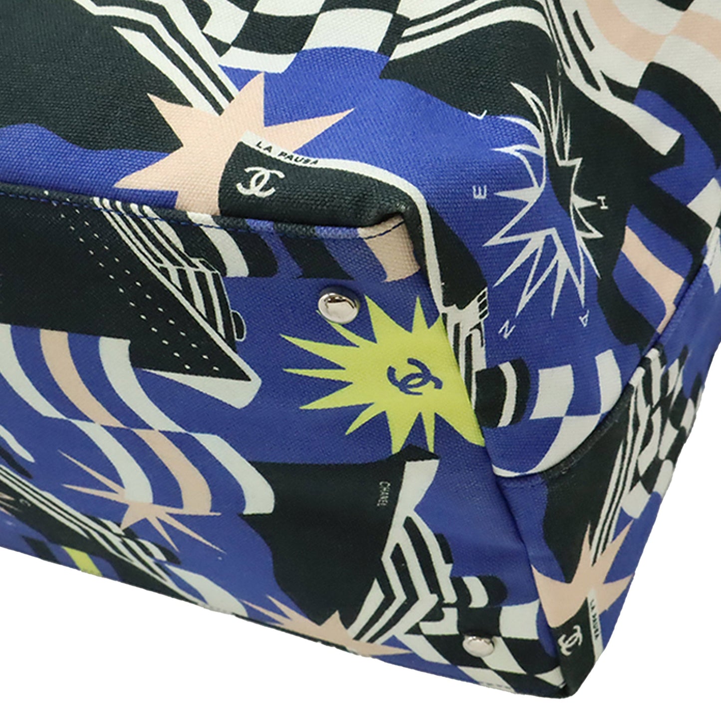Chanel Large Canvas La Pausa Bay Shopping Tote