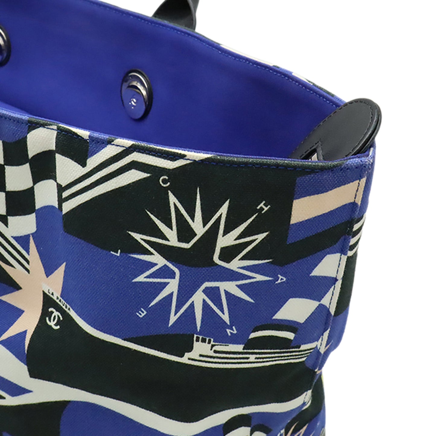 Chanel Large Canvas La Pausa Bay Shopping Tote