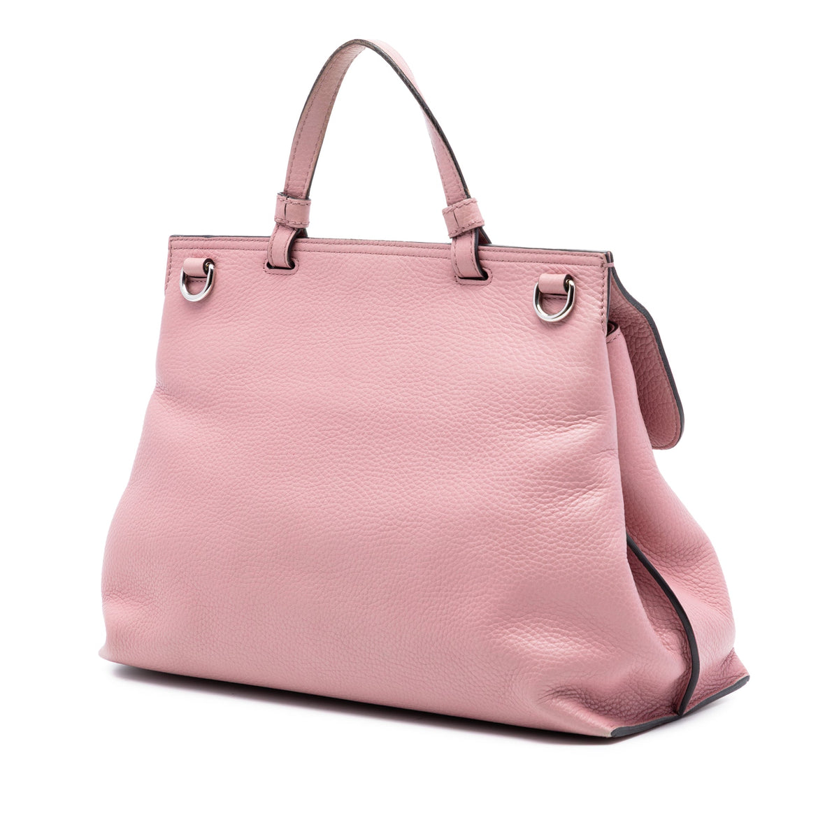 Gucci Medium Calfskin Bamboo Daily Satchel