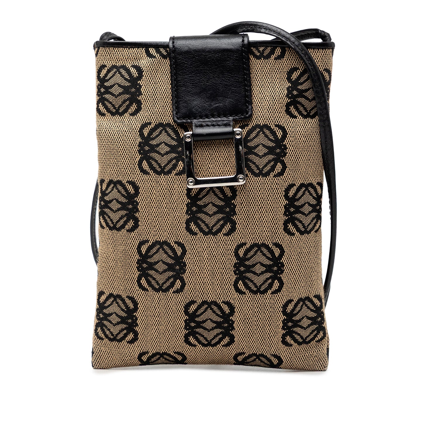 LOEWE Anagram Canvas Phone Pouch Crossbody