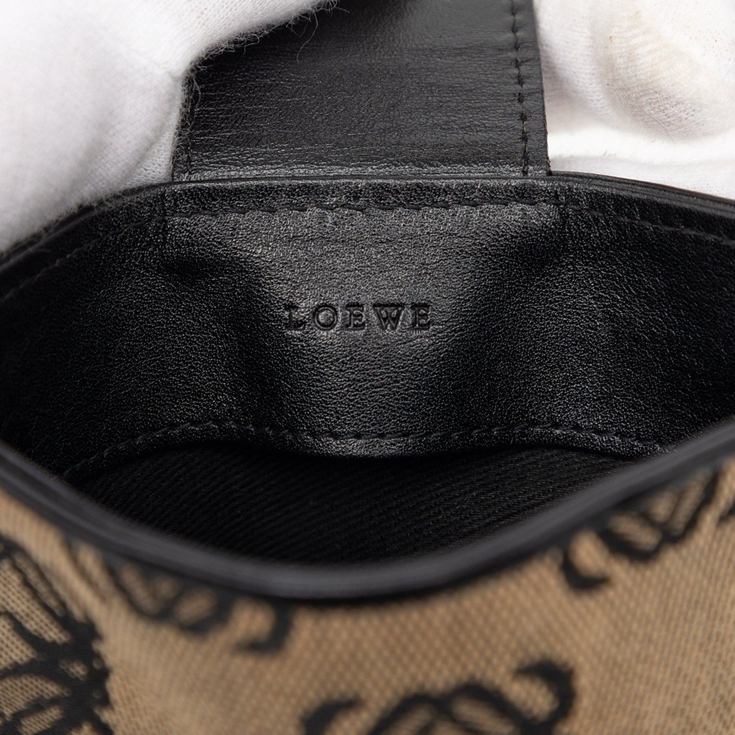 LOEWE Anagram Canvas Phone Pouch Crossbody