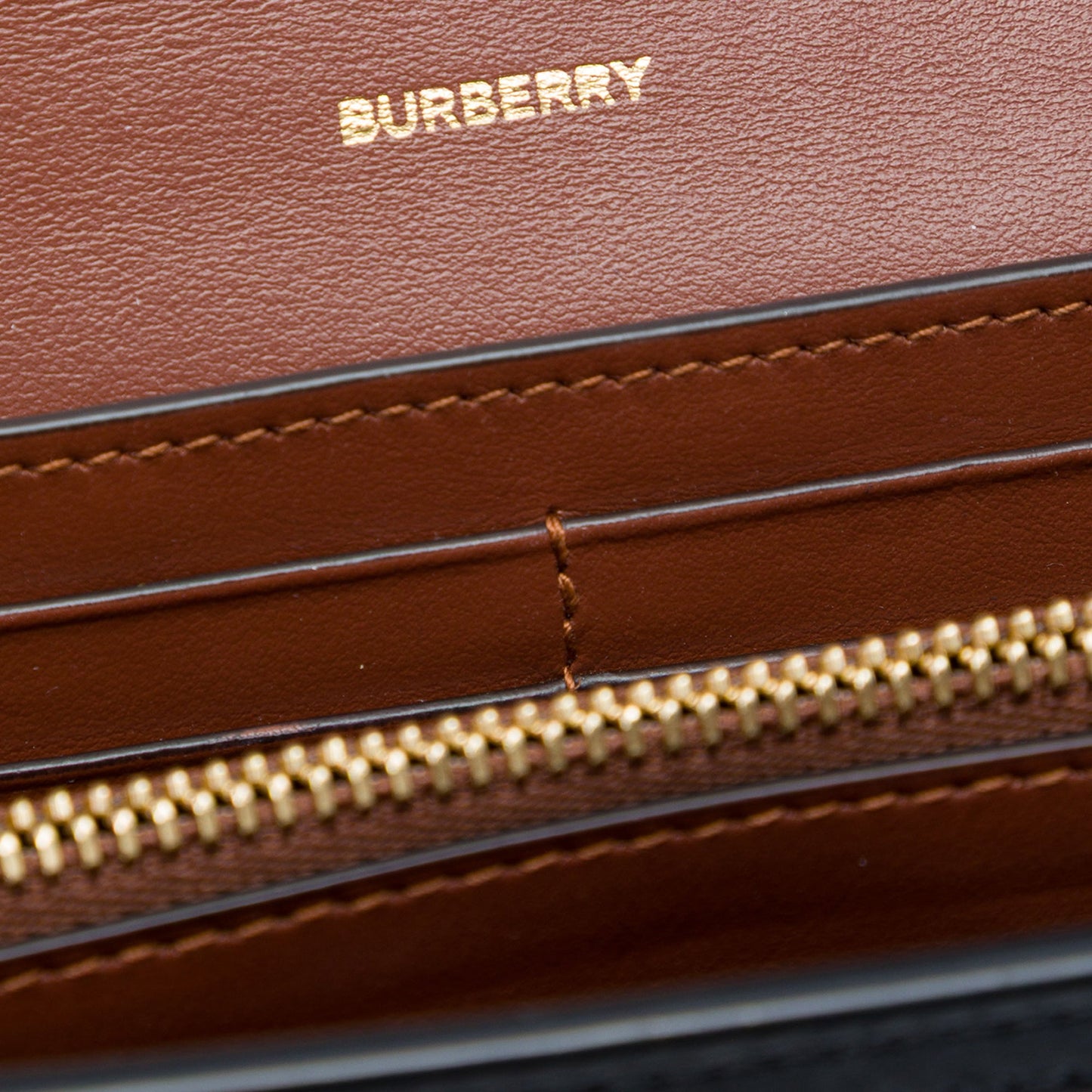 Burberry Icon Stripe E Canvas Hannah Wallet on Strap