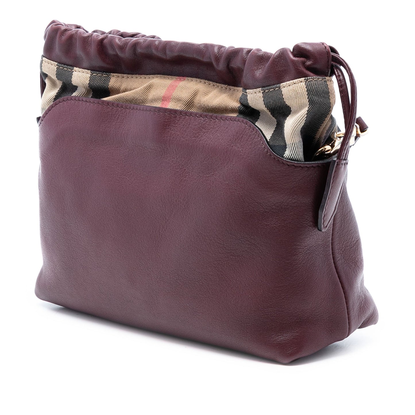 Burberry House Check Canvas and Calfskin Little Crush Crossbody