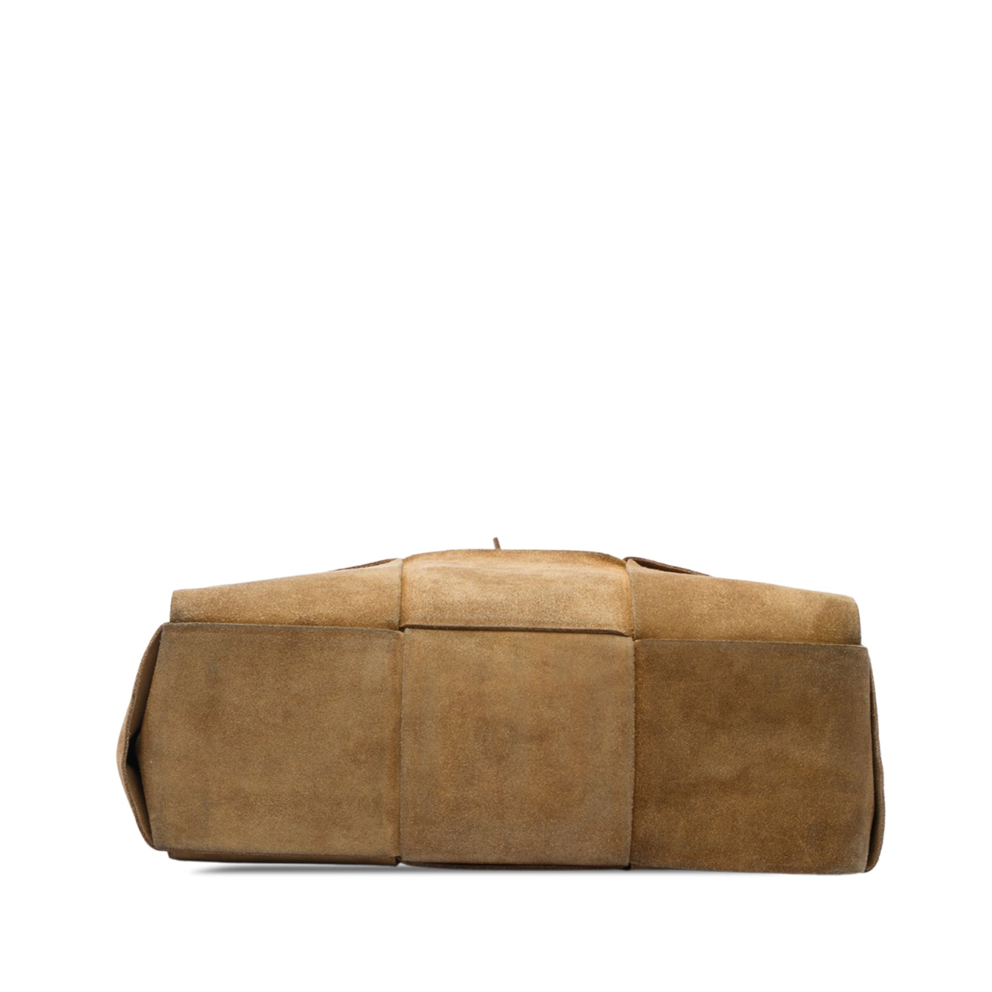 Bottega Veneta Medium Suede Maxi Intrecciato Arco Tote