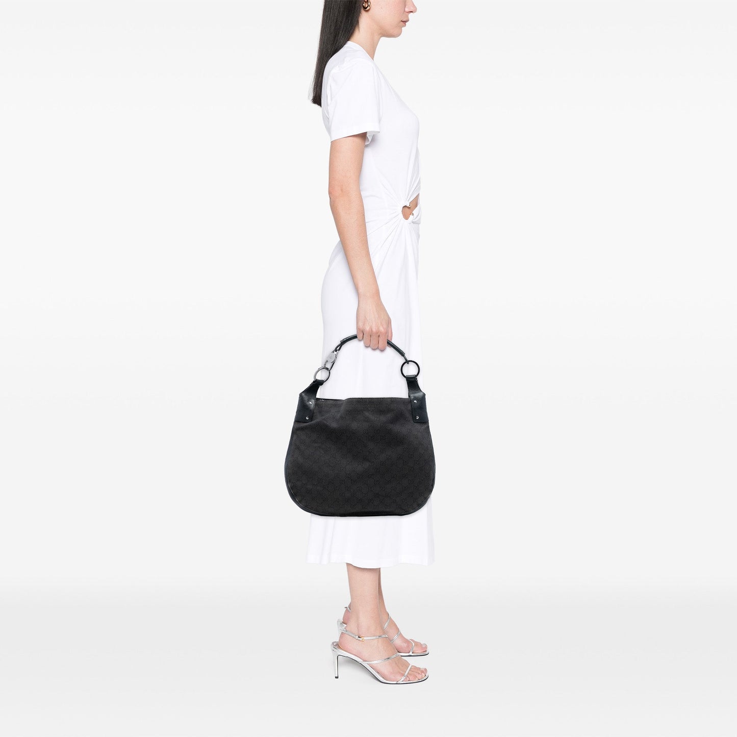 Gucci GG Denim Shoulder Bag