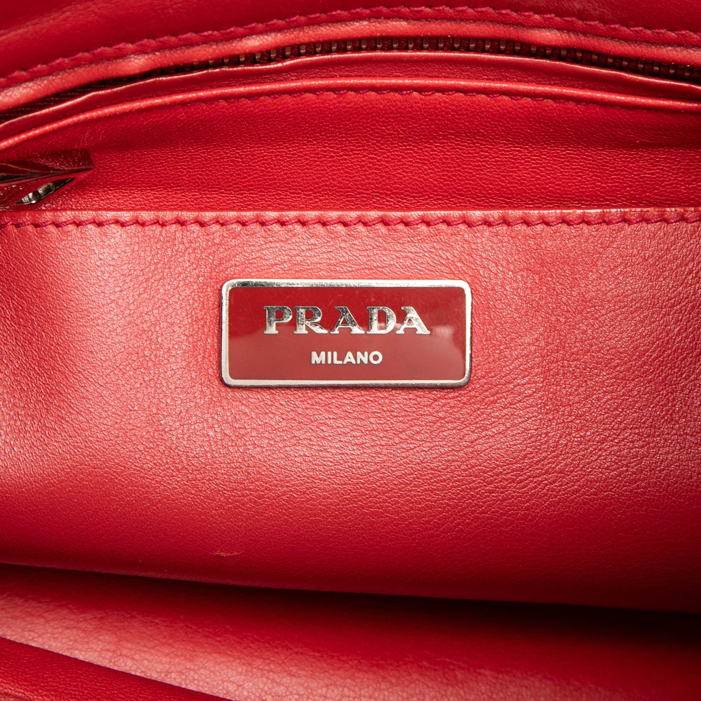 Prada Soft Calf Tassel Convertible Drawstring Bucket Bag
