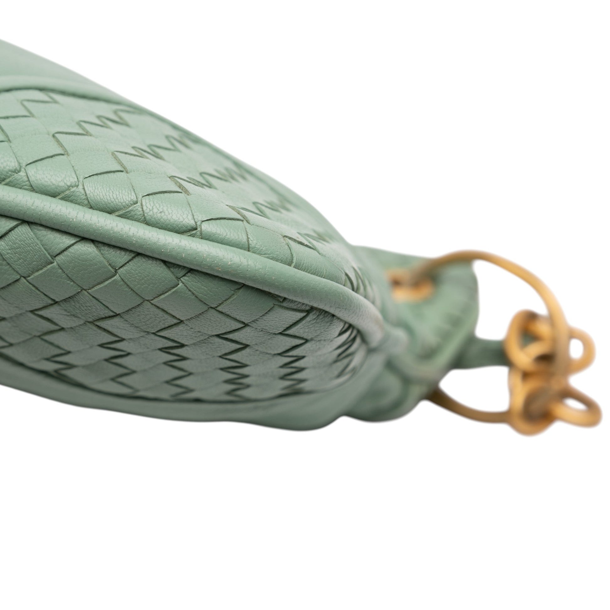 Bottega Veneta Intrecciato Trimmed Leather Shoulder Bag