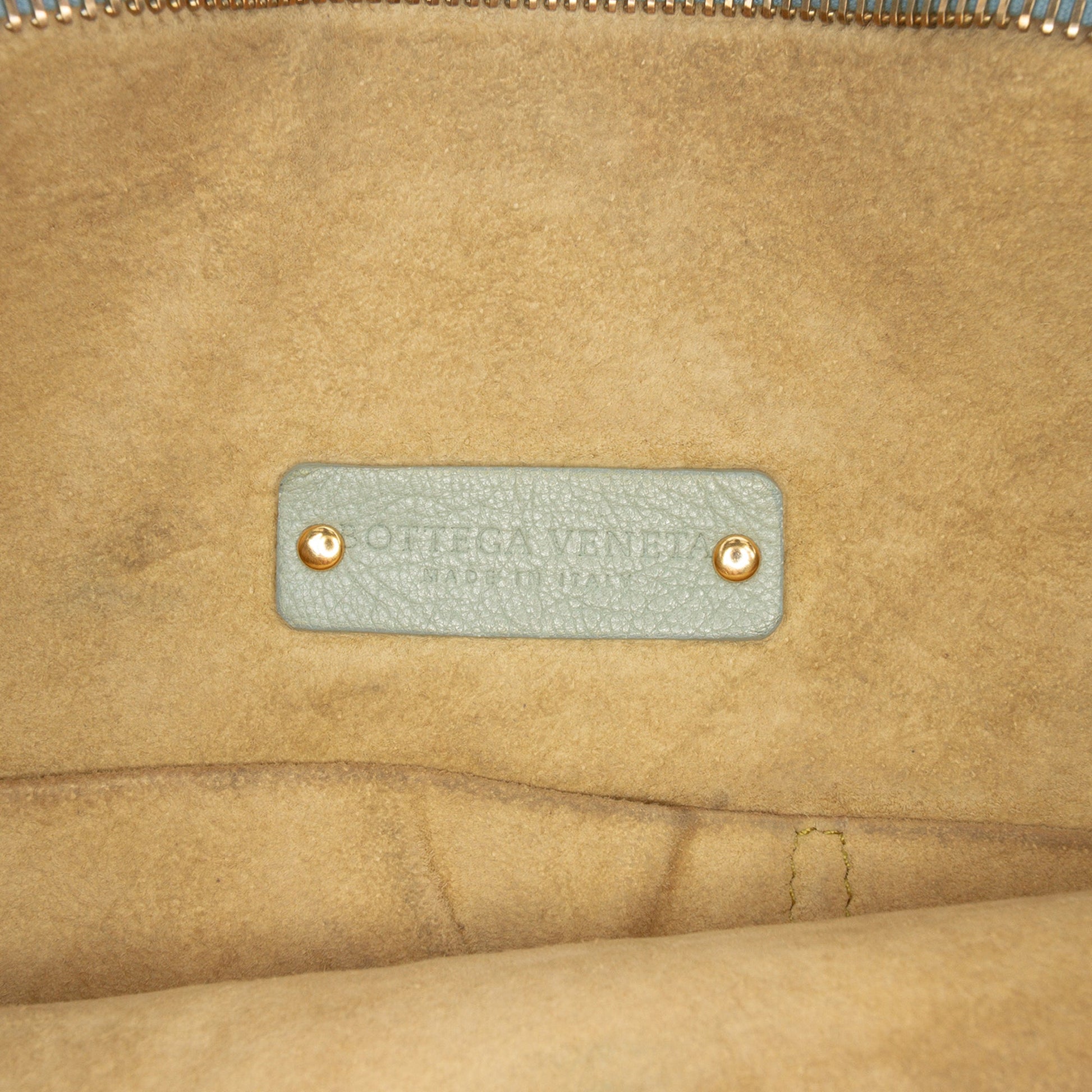 Bottega Veneta Intrecciato Trimmed Leather Shoulder Bag
