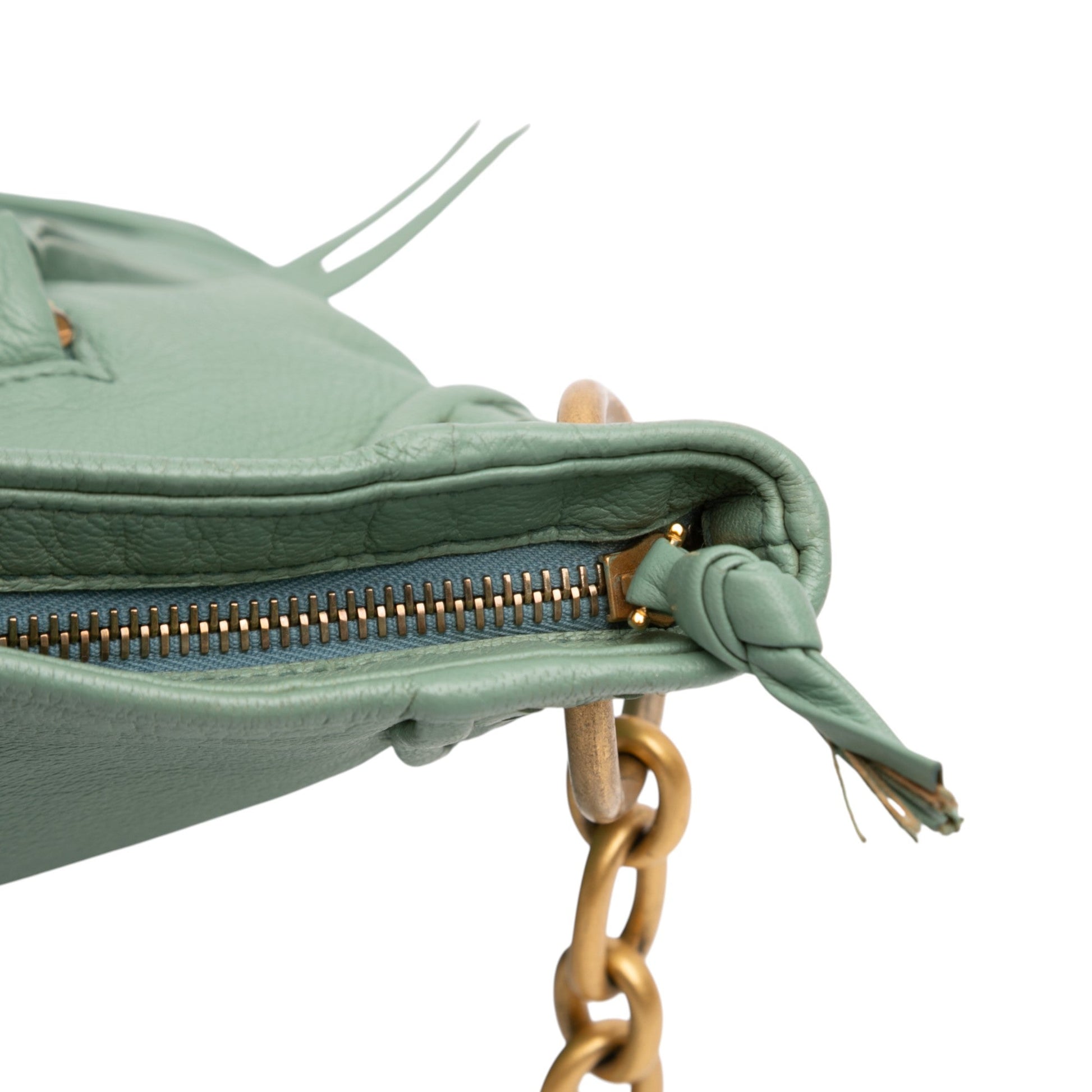 Bottega Veneta Intrecciato Trimmed Leather Shoulder Bag