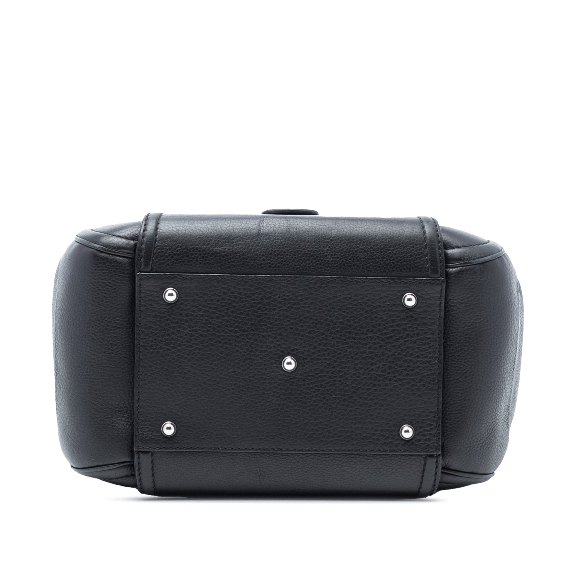Gucci Leather Techno Horsebit Top Handle Bag